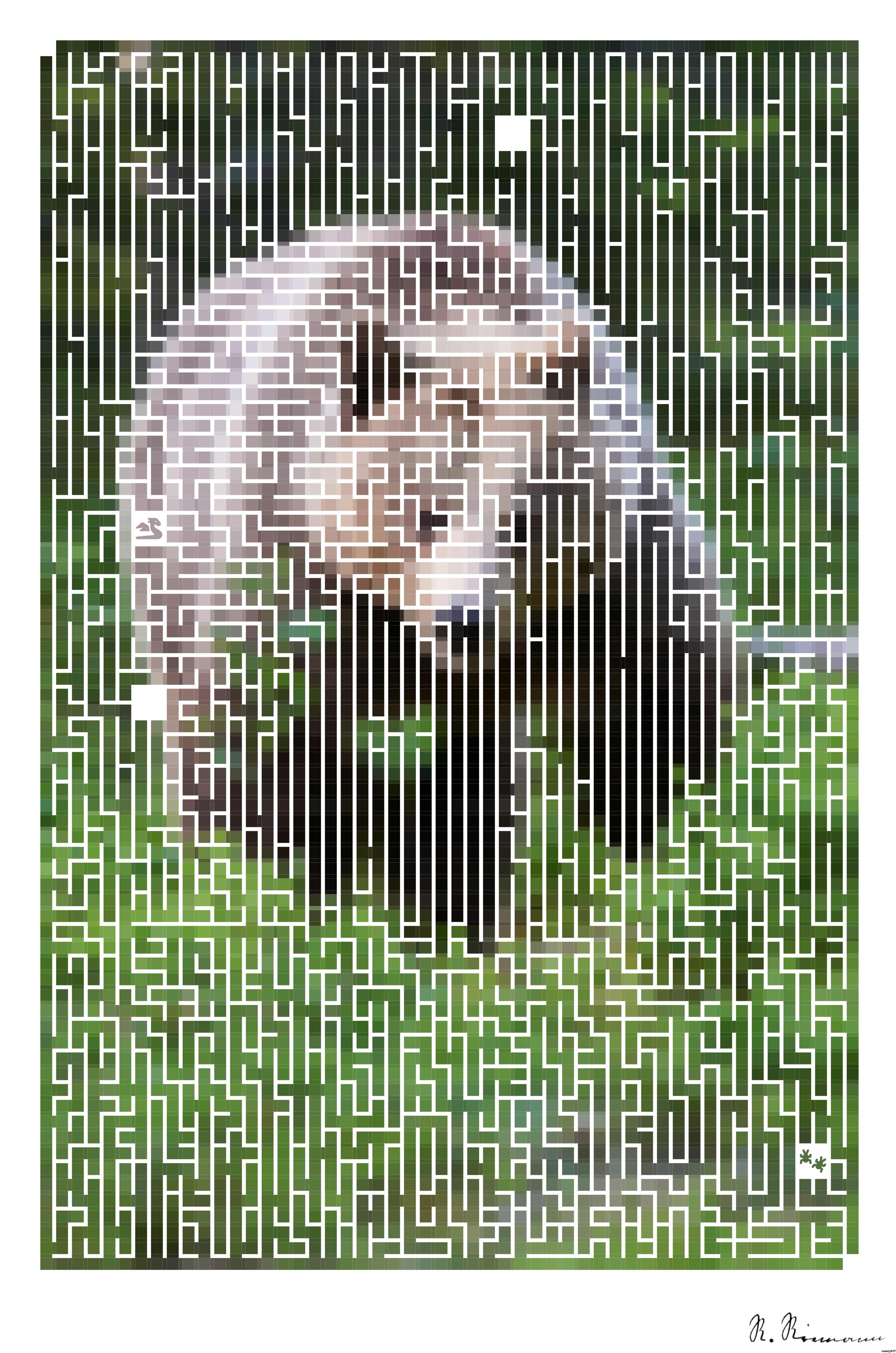 Drawn by bot 6JAknHSuUpYKLJM4X6LQkq; art-amaze; Wild brown bear walking in the finnish taiga AI Art