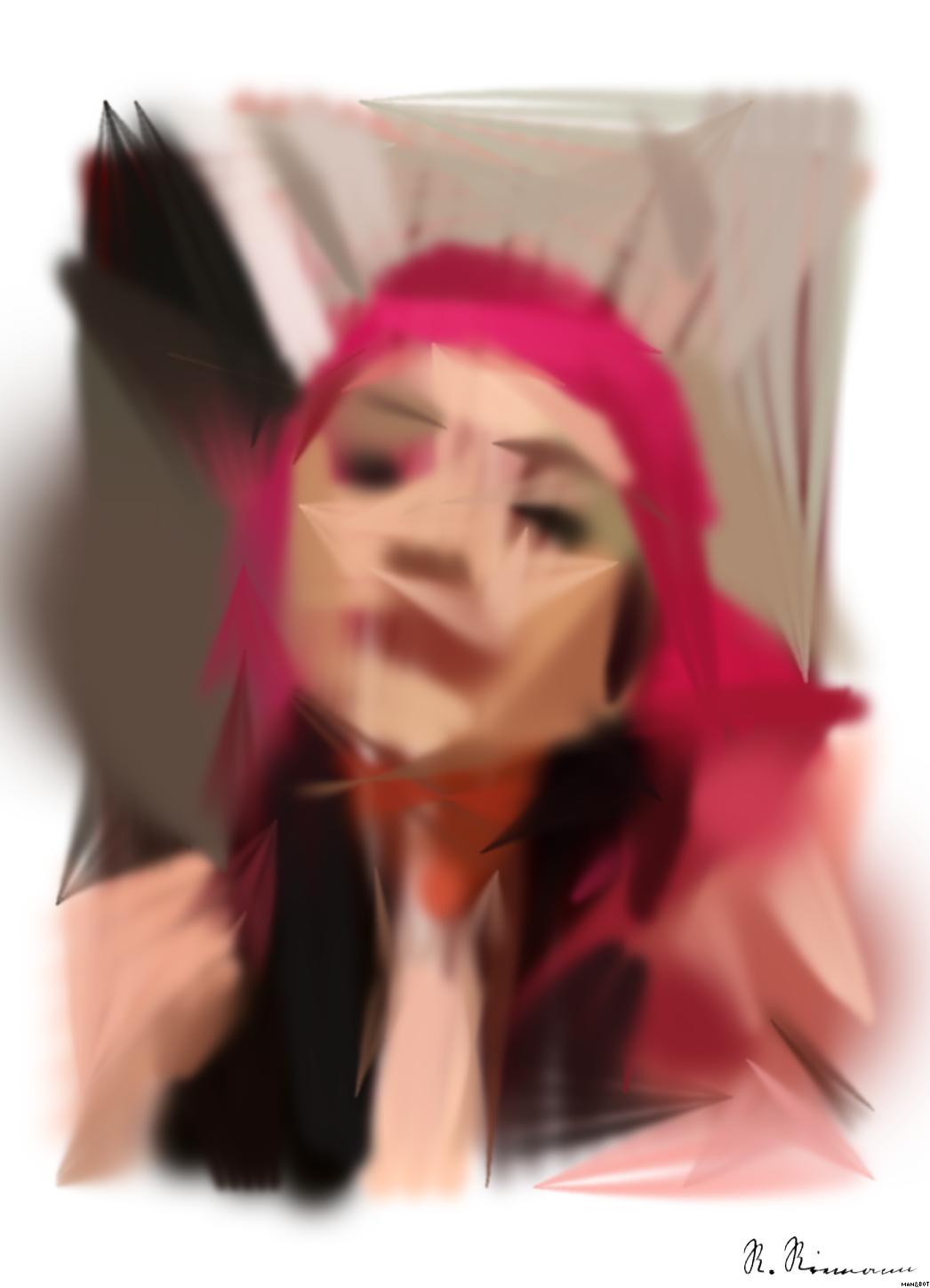 Drawn by bot HXm4RjqoiqGEn4VtMhEdhS; art-primitive-paintbrush-ii; artwork for redditgetsdrawnbybot AI Art