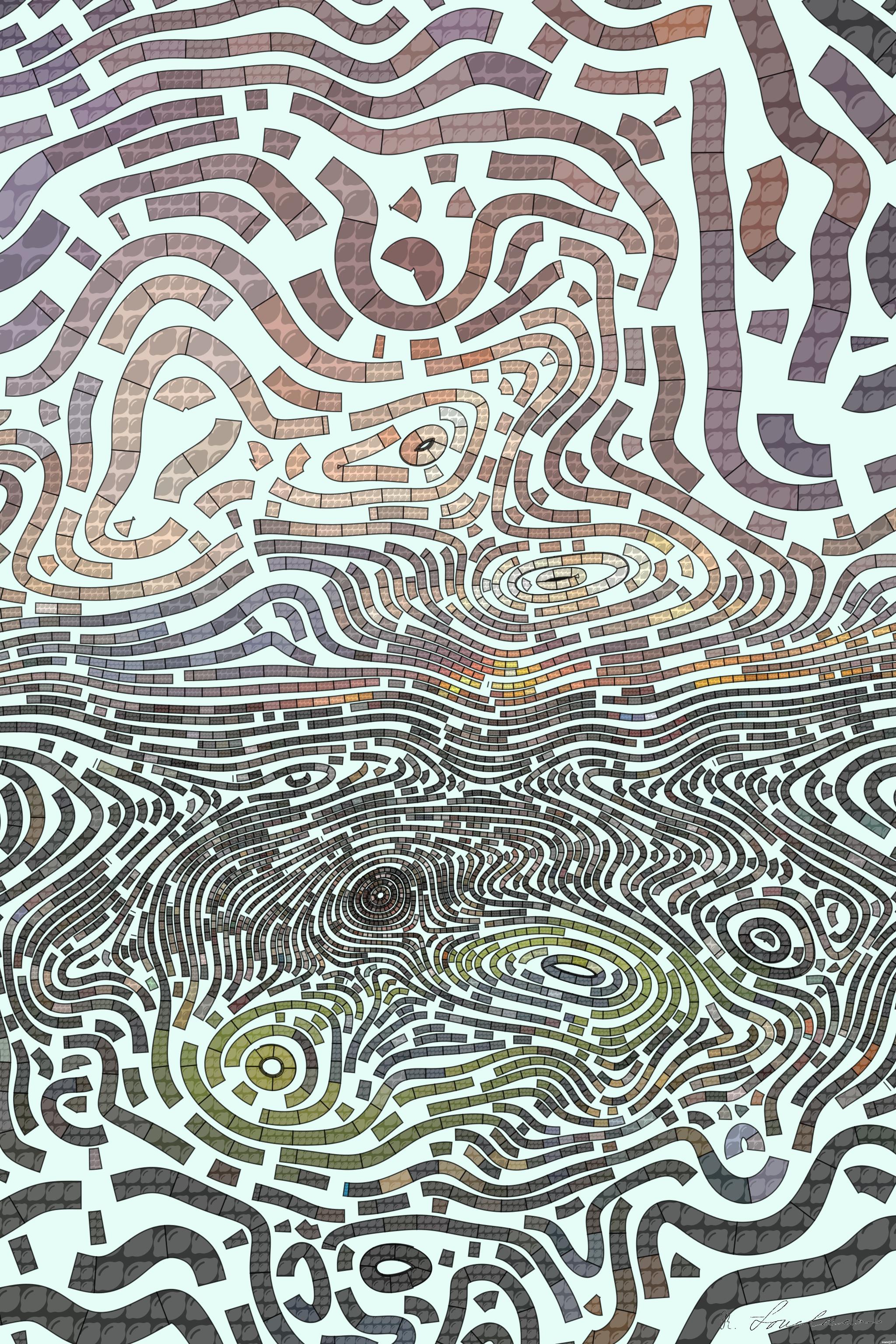 Drawn by bot gGyiWxXxxEBoUU7ijJMjvP; art-flowy; people at the tennis court stadium during sunset AI Art