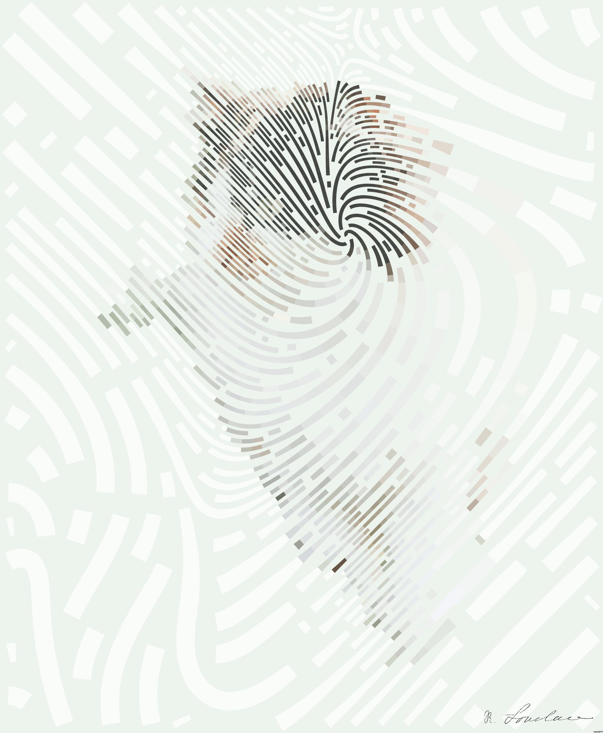 Drawn by bot GL69o3PczyMp3cjb4uXxn6; art-flowy; shallow focus photography of white and black cat AI Art