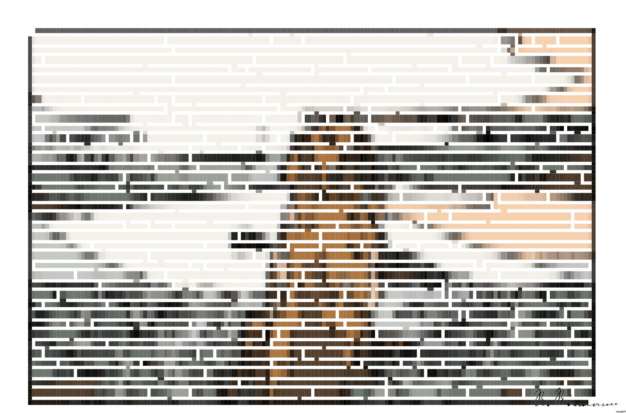 Drawn by bot 4jrgRnnQ8z4HhCqkkT6PtW; art-amaze; adult dog sitting on white sand near seashore AI Art