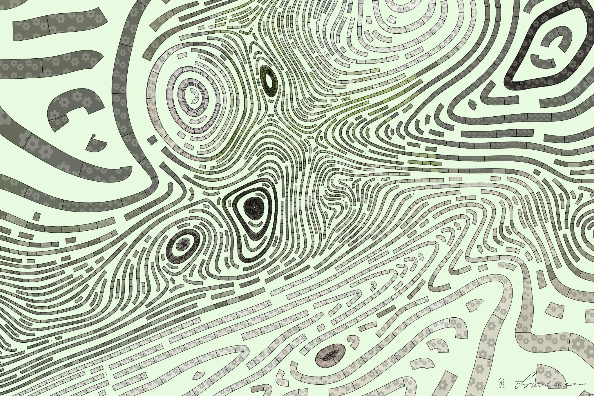 Drawn by bot dWps4zxHp6HkXRoy8hXfNU; art-flowy; architectural photography of concrete stair AI Art