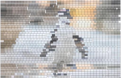 Drawn by bot 5DFoMf6qw8nxKD3hfUyhNP; art-flowy; African penguin  on the sandy beach. African penguin ( Spheniscus demersus) also known as the jackass penguin and black-footed penguin. Boulders colony. Cape Town. South Africa AI art