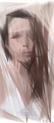 Drawn by bot 8M729uL5FcFwWykmod3Tth; art-primitive-paintbrush-ii; artwork for redditgetsdrawnbybot AI art