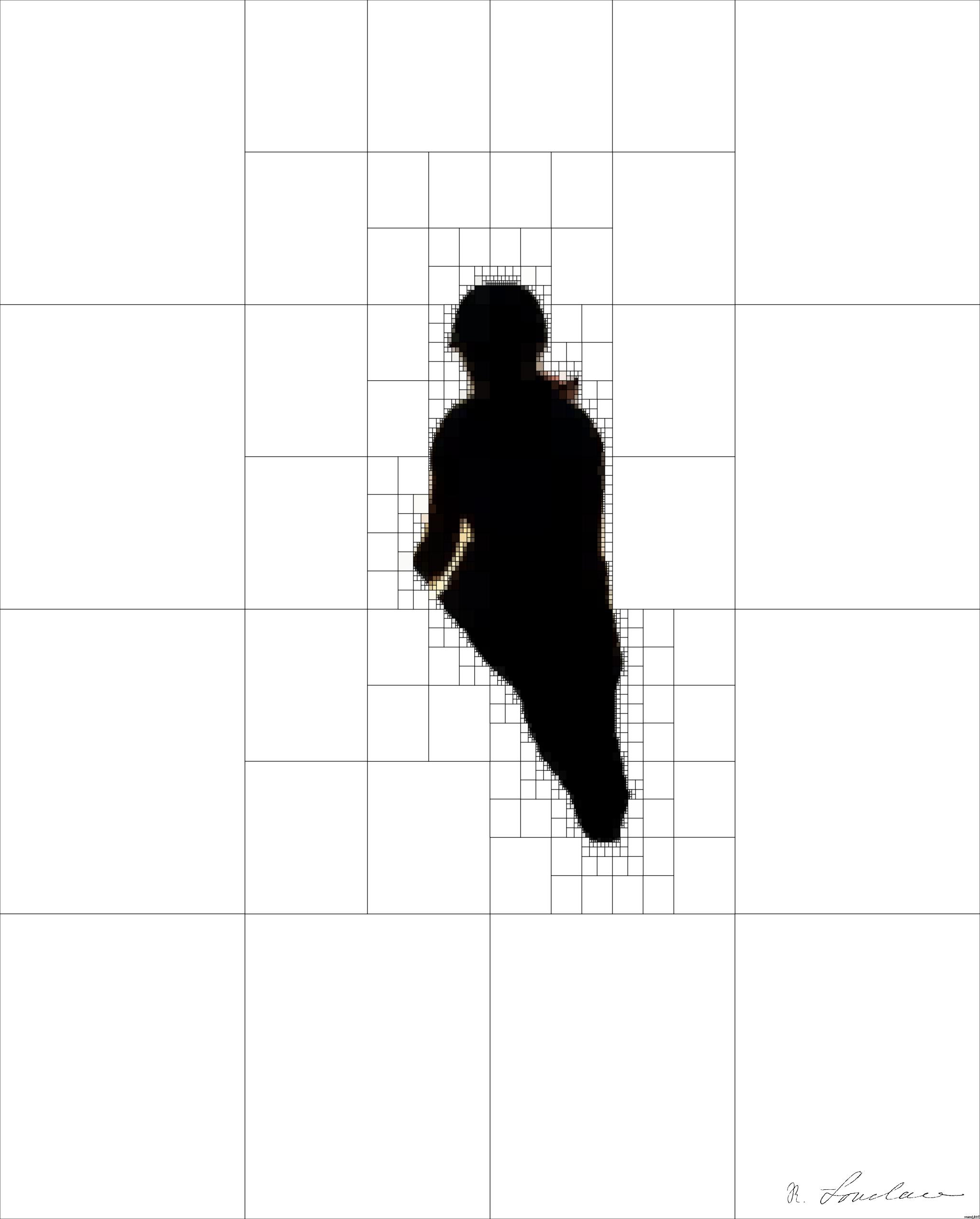 Drawn by bot aTnfYir5j5S4MGeqQ5oYhT; art-quadrangle; A silhouette of a person riding a horse on the beach at sunset, creating a serene and dynamic scene. AI Art