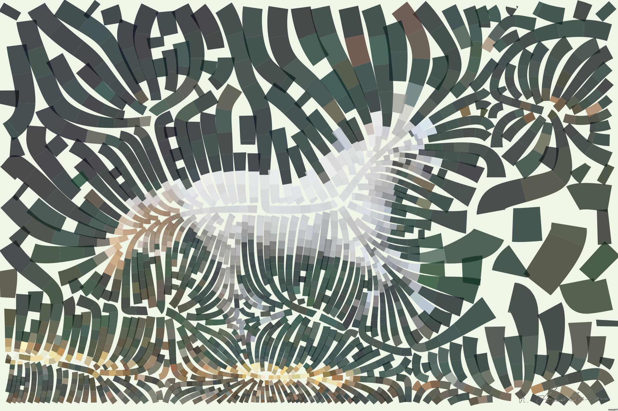 Drawn by bot SSZ39GVsRei3wZGvg42vpB; art-flowy; A majestic white horse gallops gracefully through a lush green landscape. AI Art