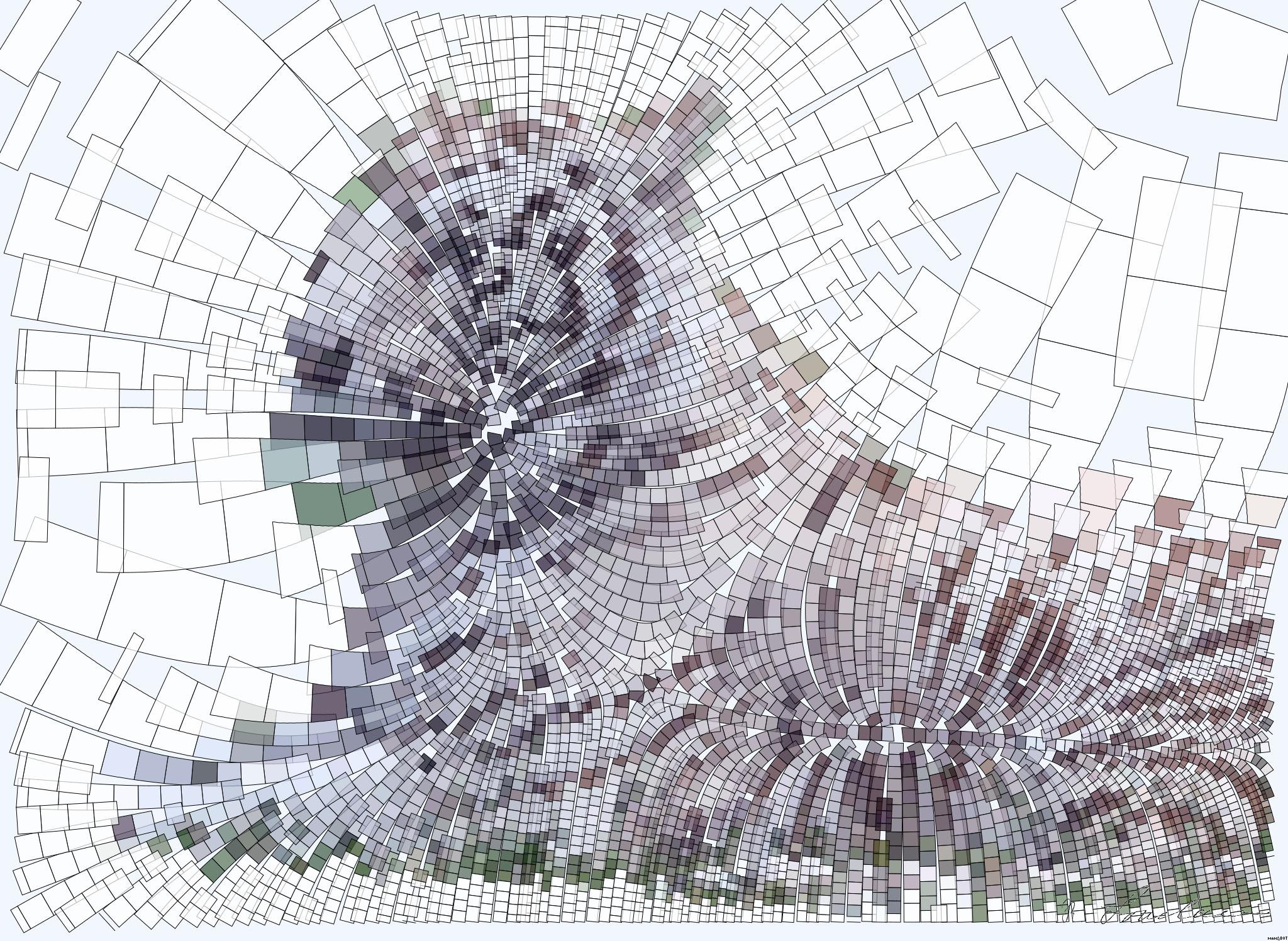 Drawn by bot 9dozCacH3ok5NKz9s5GXUR; art-flowy; Close-up of a majestic white tiger lying calmly on lush green grass, showcasing its unique striped fur. AI Art