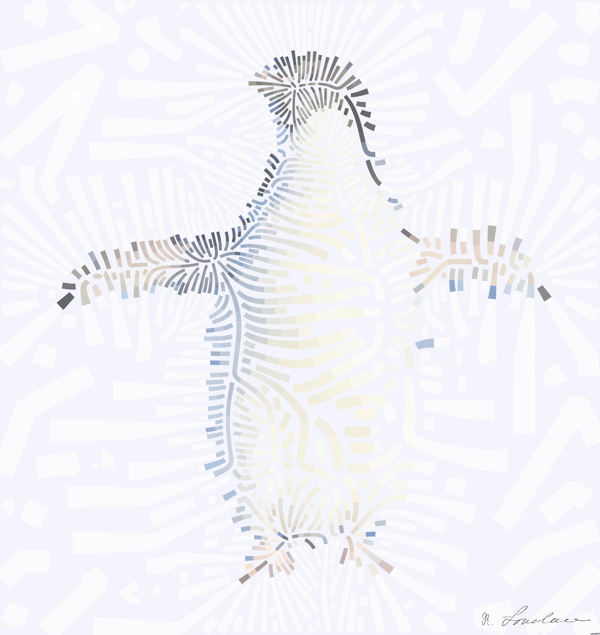Drawn by bot 8LESJiDzbqNQvCUC7CyJjL; art-flowy; Adélie penguin standing on ice in Antarctica, showcasing its natural winter habitat. AI Art