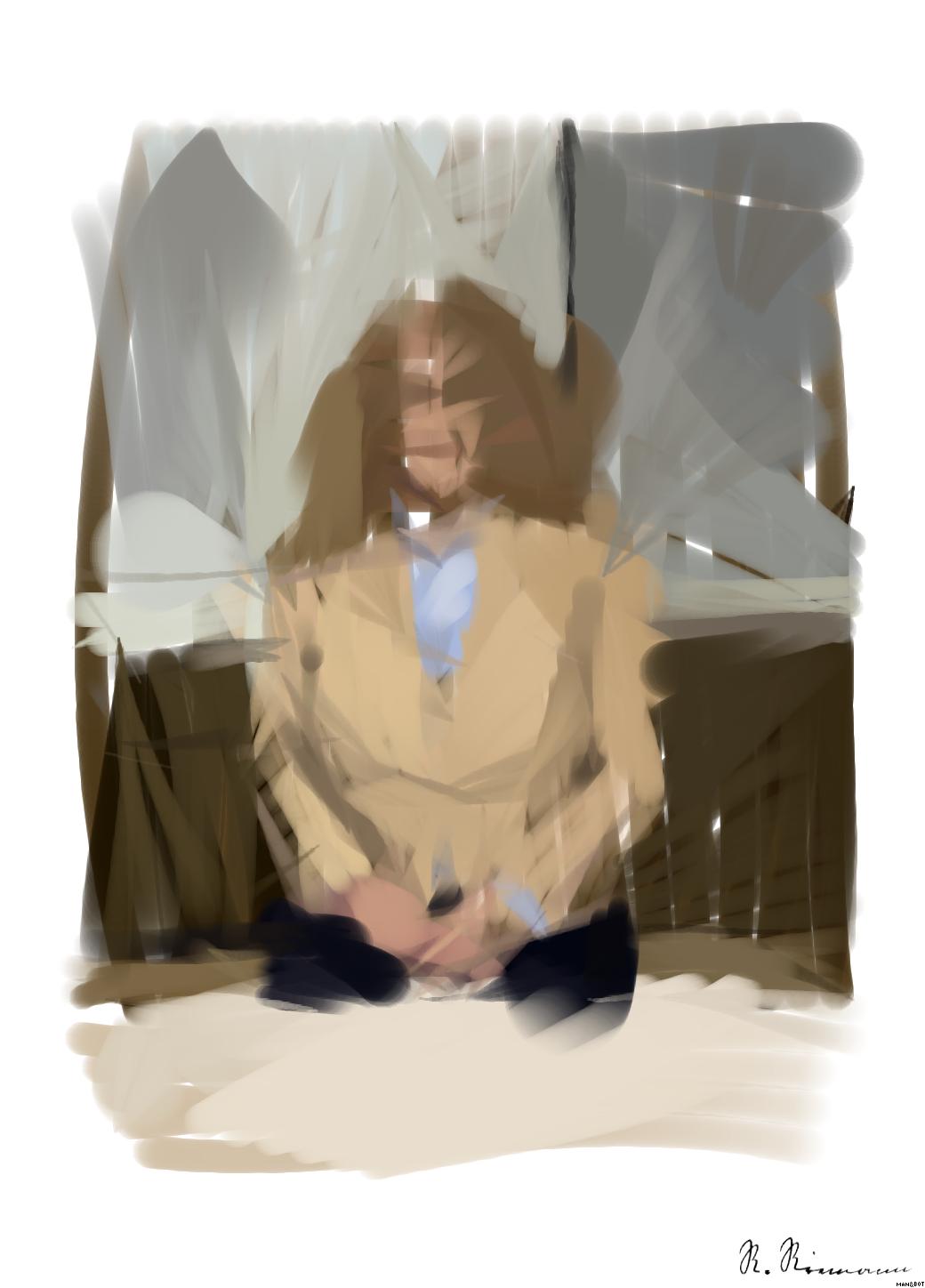 Drawn by bot LT743kcvecMUYpczFnFL2A; art-primitive-paintbrush-ii; artwork for redditgetsdrawnbybot AI Art