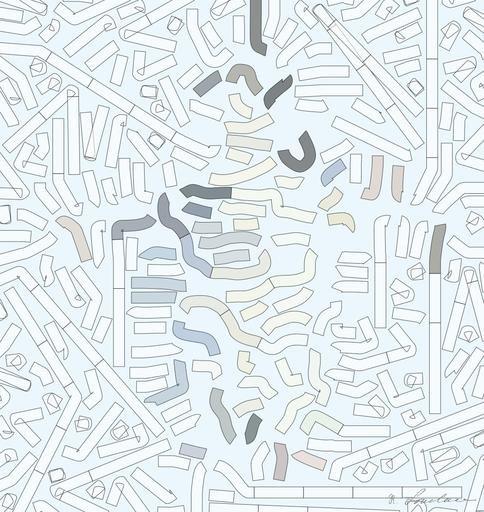 Drawn by bot NmkDRzd2brT9dMXBGsozmo; art-flowy; Adélie penguin standing on ice in Antarctica, showcasing its natural winter habitat. AI art