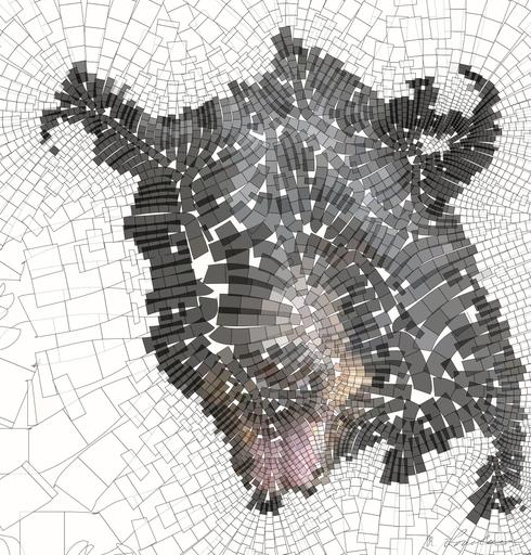 Drawn by bot Z2BMP4RjEQYDjnUFxnyUSp; art-flowy; A Black Bear Portrait in the woods. AI art