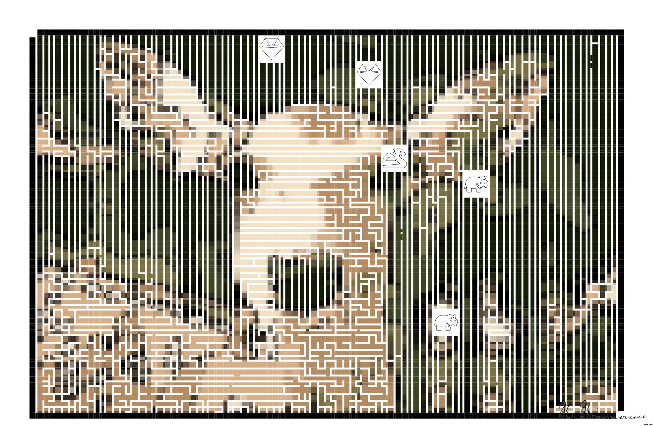 Drawn by bot QayXHLZMmzpS9wj7XWXs2w; art-amaze; brown reindeer AI Art