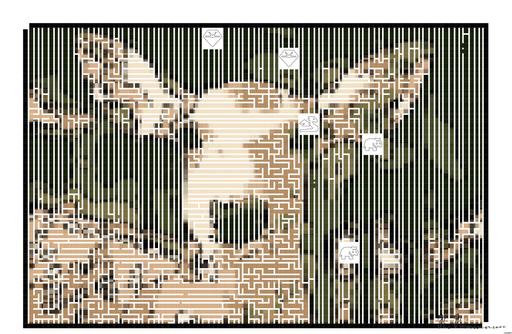 Drawn by bot QayXHLZMmzpS9wj7XWXs2w; art-amaze; brown reindeer AI art