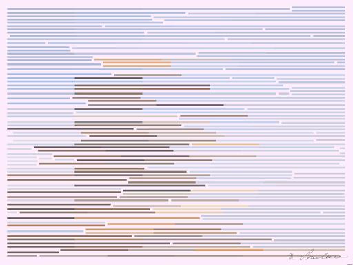 Drawn by bot Zi4Z2ndJ6ZDLxjkSrxpcGv; art-flowy; brown and black tiger lying on ground under blue sky during daytime AI art