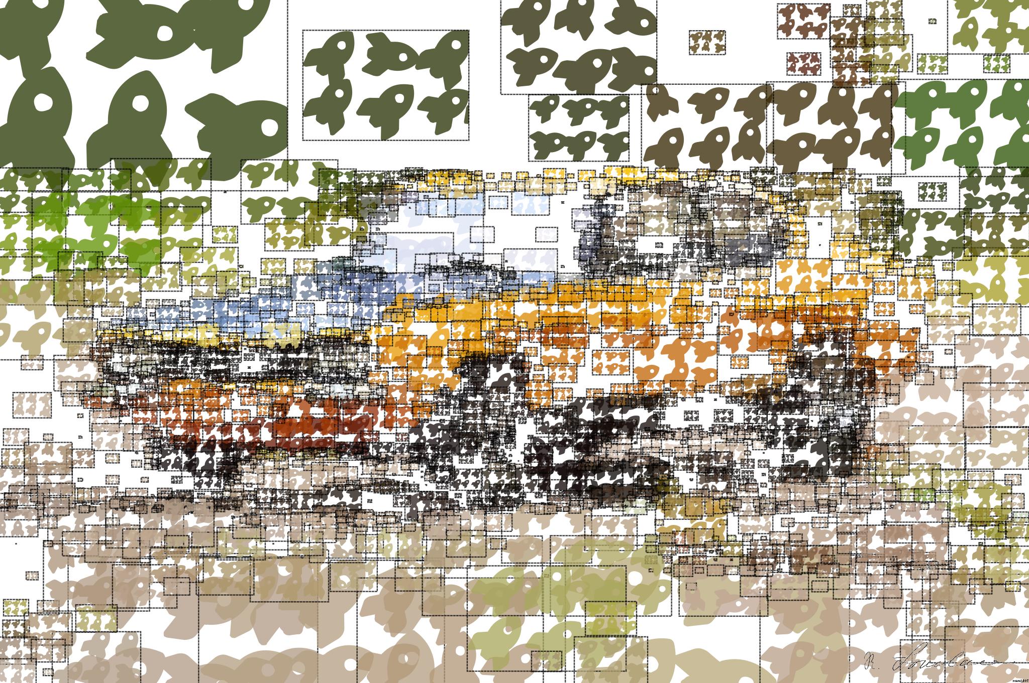 Drawn by bot LW7QSyKKGhKhQg79Sk7hFQ; art-quadrangle; None AI Art
