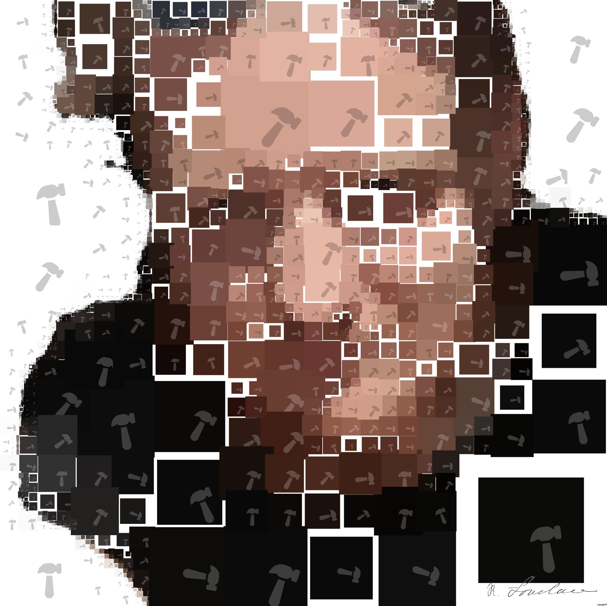 Drawn by bot 3WgnYn7gNEDb3cbYfxqe3d; art-quadrangle; artwork for redditgetsdrawnbybot AI Art