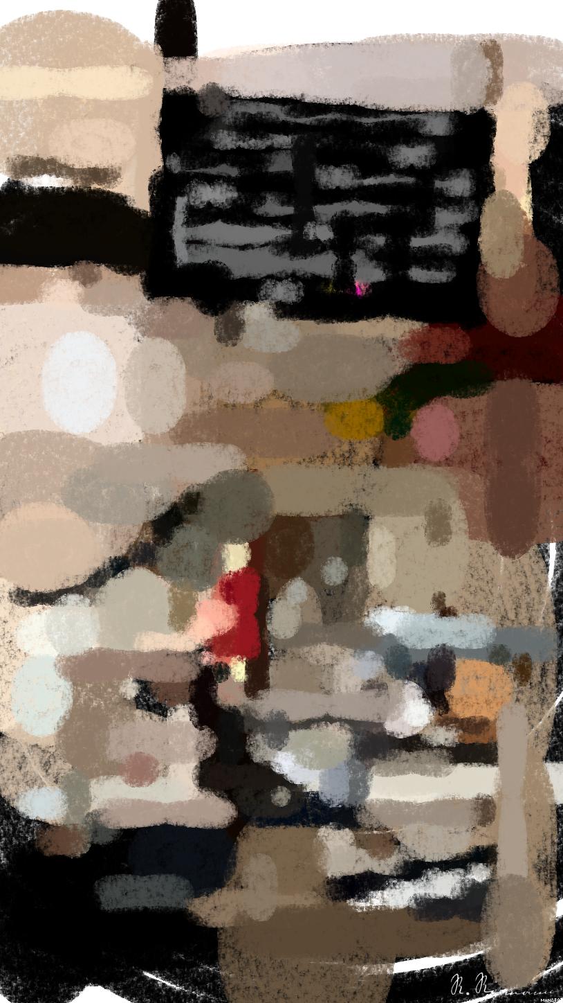 Drawn by bot BQfimdDMeM5s7Pi7Pwutdk; art-primitive-paintbrush-ii; artwork for redditgetsdrawnbybot AI Art