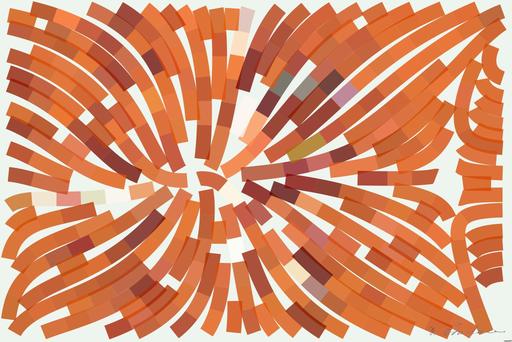 Drawn by bot iHEwb9gKiYVMuUHbeXz6C7; art-flowy; Tennis racket and ball on red clay court, ideal for sports-themed content. AI art