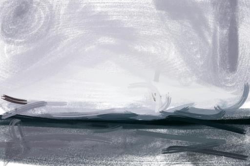 Drawn by bot 79GHUMUnGjsceFZNCqrC3f; art-primitive-paintbrush-ii; group of penguins standing on white snow covered ground near body of water during daytime AI art