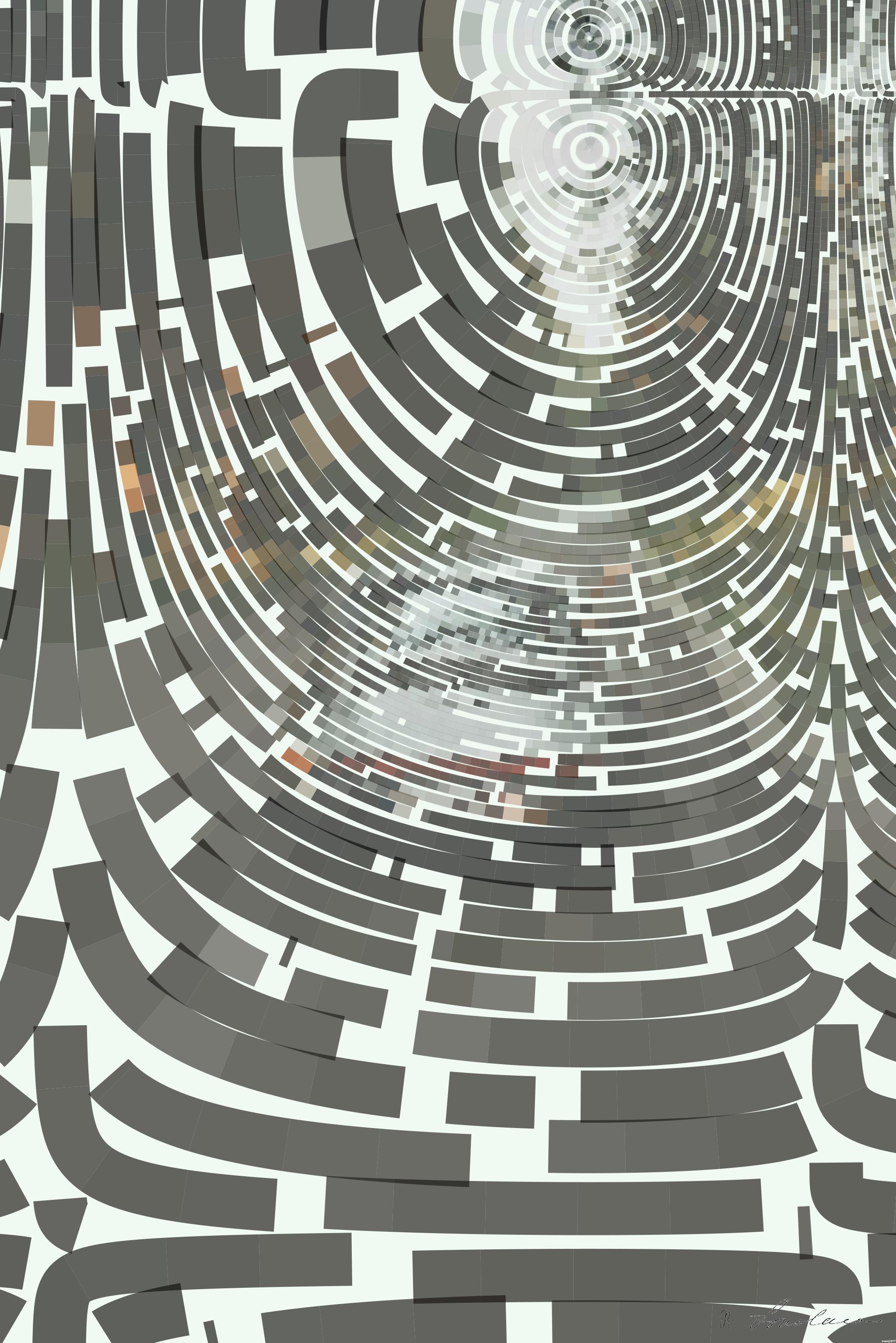 Drawn by bot iuwKsP685z6hdQ3d6yJn94; art-flowy; red and white porsche 911 on road during daytime AI Art