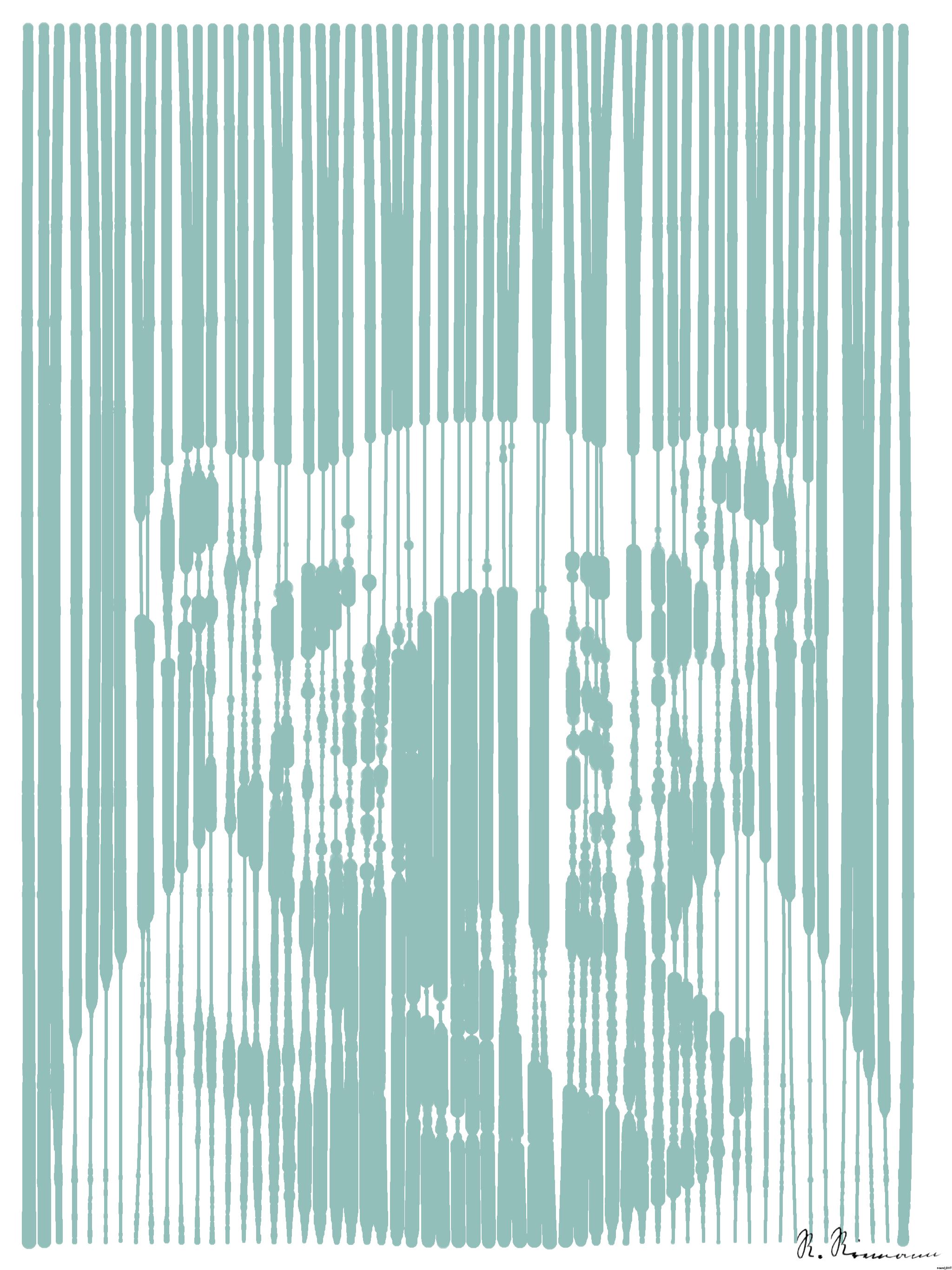 Drawn by bot 9Sa5qXJgPeCSb2dm9WFhyV; art-linewidth; Adorable white Bulldog puppy portrait AI Art