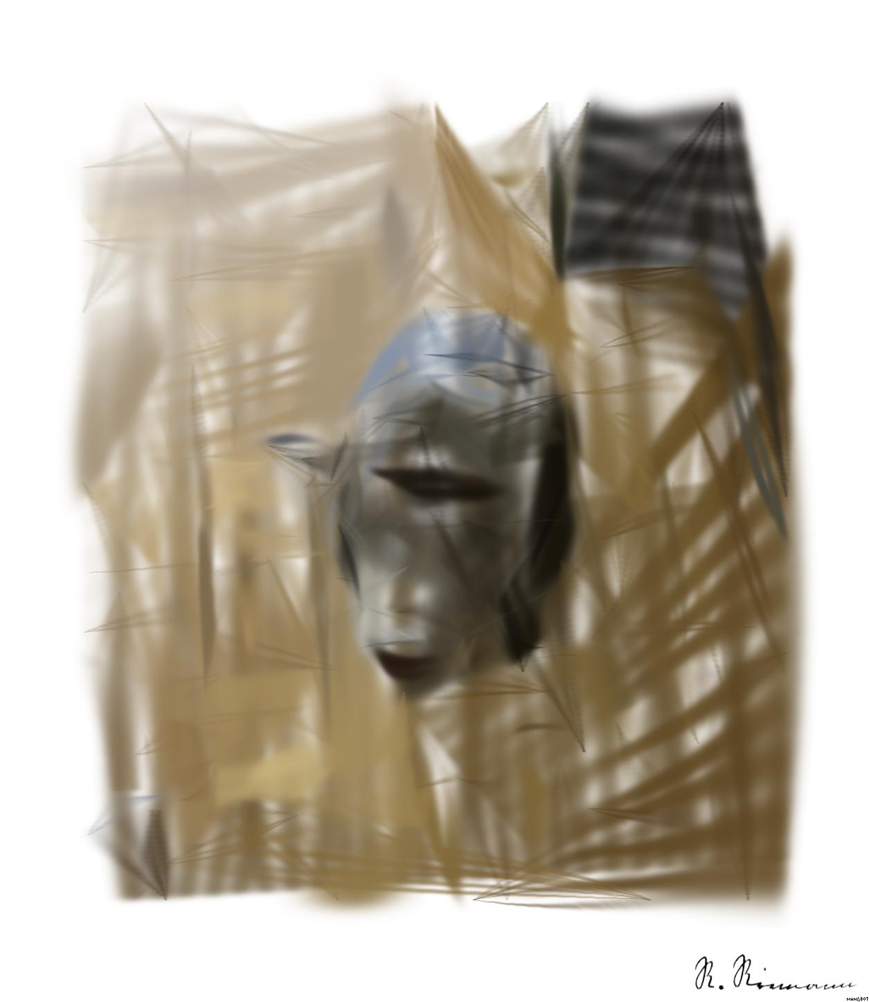 Drawn by bot JBMGPh4FEK38eGGFpoekYP; art-primitive-paintbrush-ii; artwork for redditgetsdrawnbybot AI Art