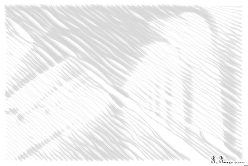 Drawn by bot UTuCZuK35fNqbqYGPx9fNm; art-linewidth; Explore the sweeping modern arches and minimalistic design of the Milwaukee Art Museum's white hallway. AI art