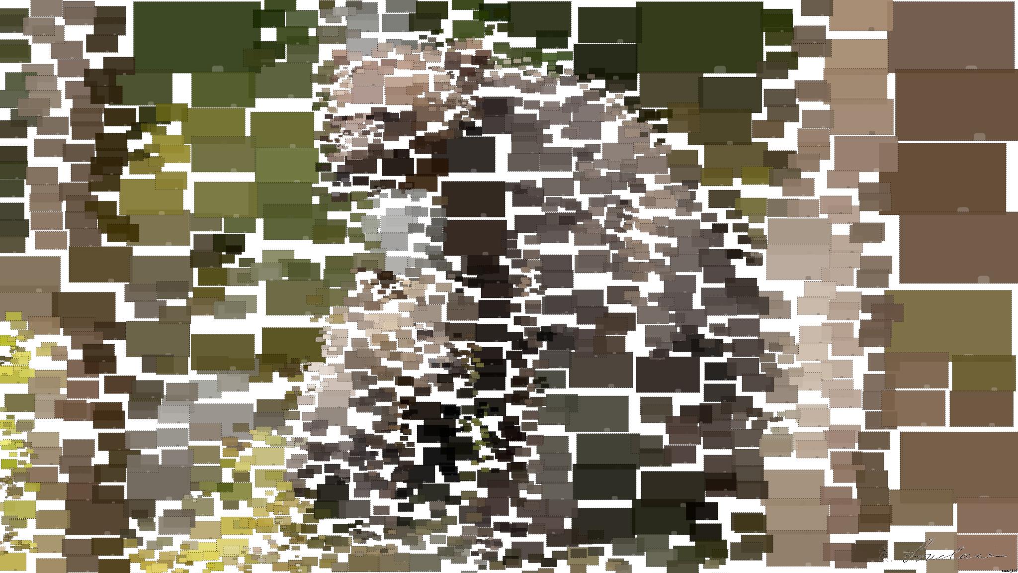 Drawn by bot 2tQm5aC6PBStmyxK8SRdSj; art-quadrangle; brown and black short coated puppy AI Art