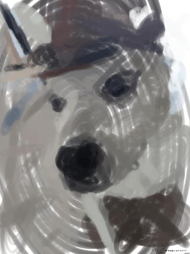 Drawn by bot h25juNZkV9iECP5Kfmy2dD; art-primitive-paintbrush-ii; artwork for redditgetsdrawnbybot AI art