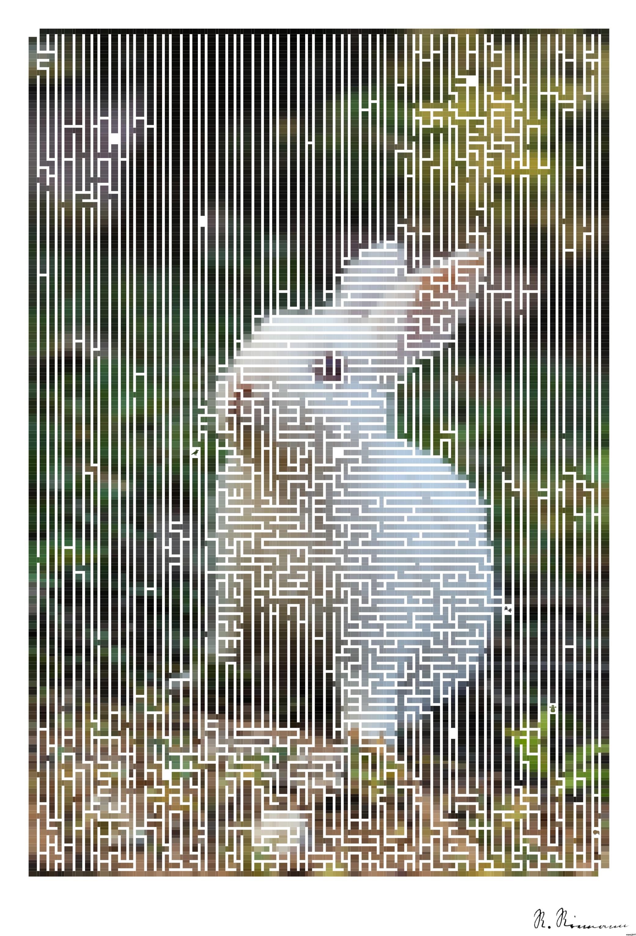 Drawn by bot 8dp4RnpuA6S8xKvzoAk5Bn; art-amaze; Charming white rabbit sitting on grass with plants in a serene outdoor environment. AI Art
