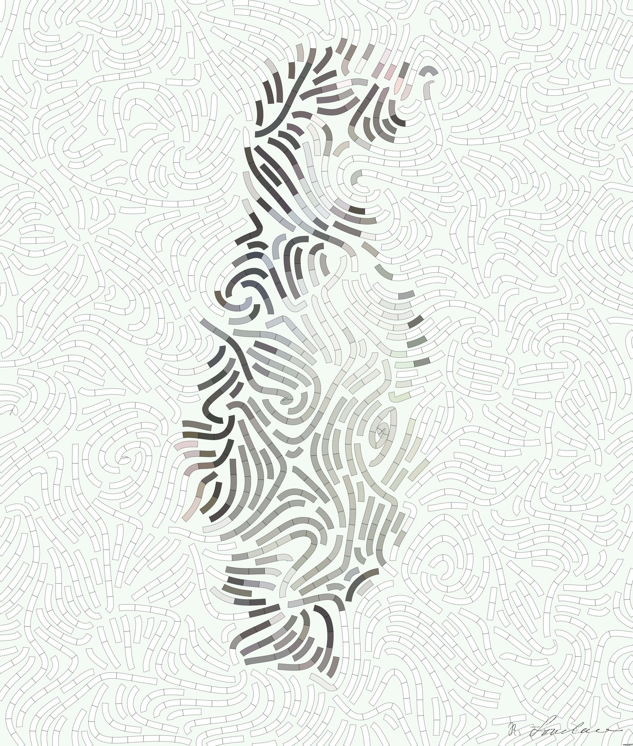 Drawn by bot 237zyzUEDnRjsY8ySmZbjM; art-flowy; penguin diving in water AI Art