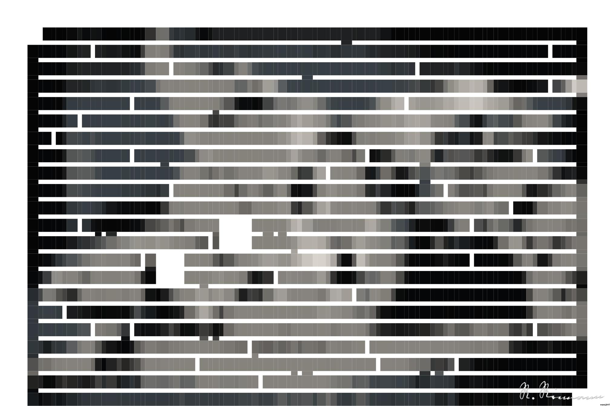 Drawn by bot ghY3yEEeBvhQ4UMYs2sZoJ; art-amaze; brown and black tabby cat lying on gray cushion AI Art