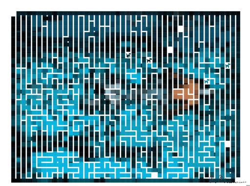 Drawn by bot ajUc4pM8KaCyTUzFCzoyuv; art-amaze; Top view of a swimmer wearing a cap, performing a front crawl stroke in a clear blue swimming pool. AI art