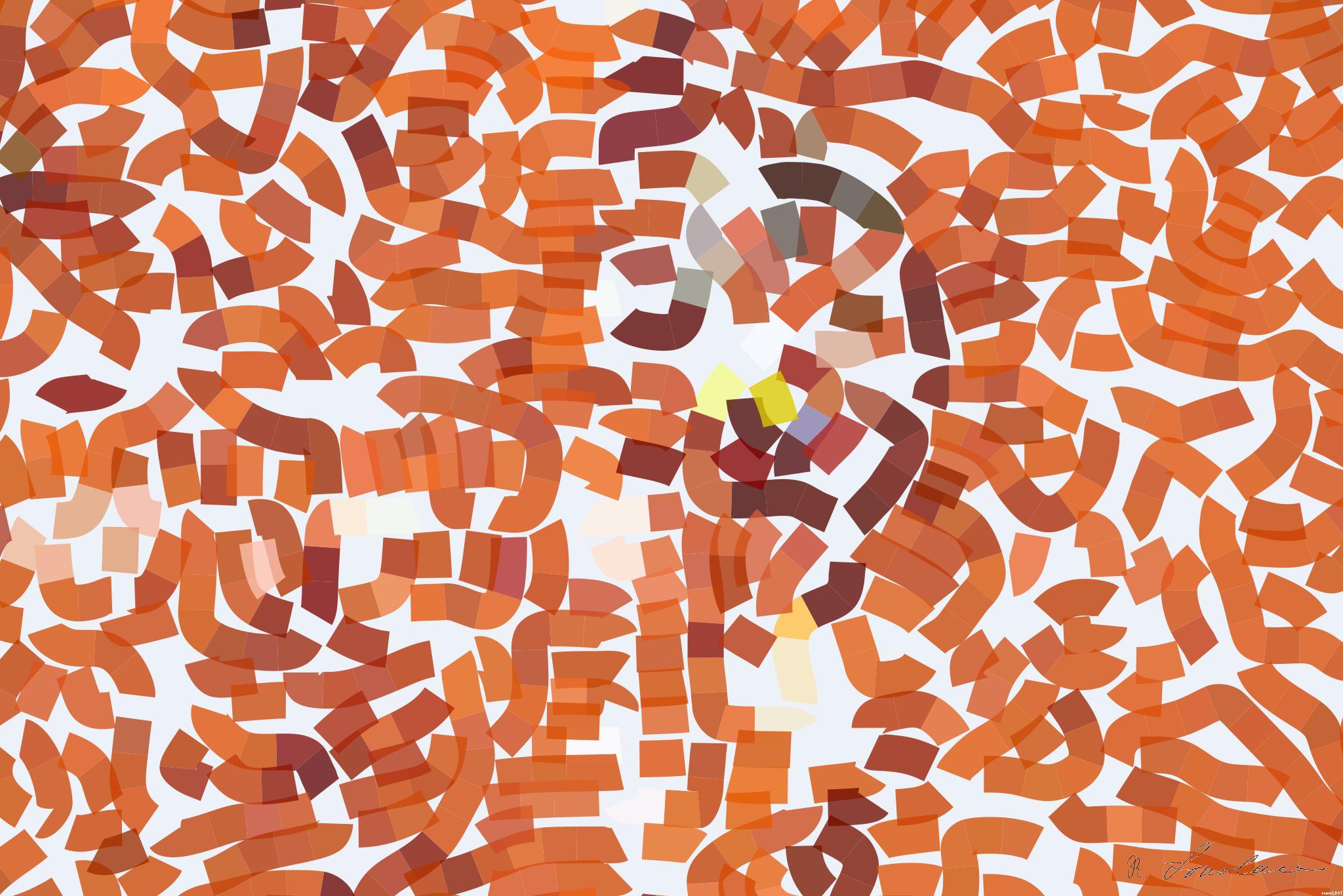 Drawn by bot 7JrPQyrFbQoRrn63mT8ZNL; art-flowy; Tennis racket and ball on red clay court, ideal for sports-themed content. AI Art