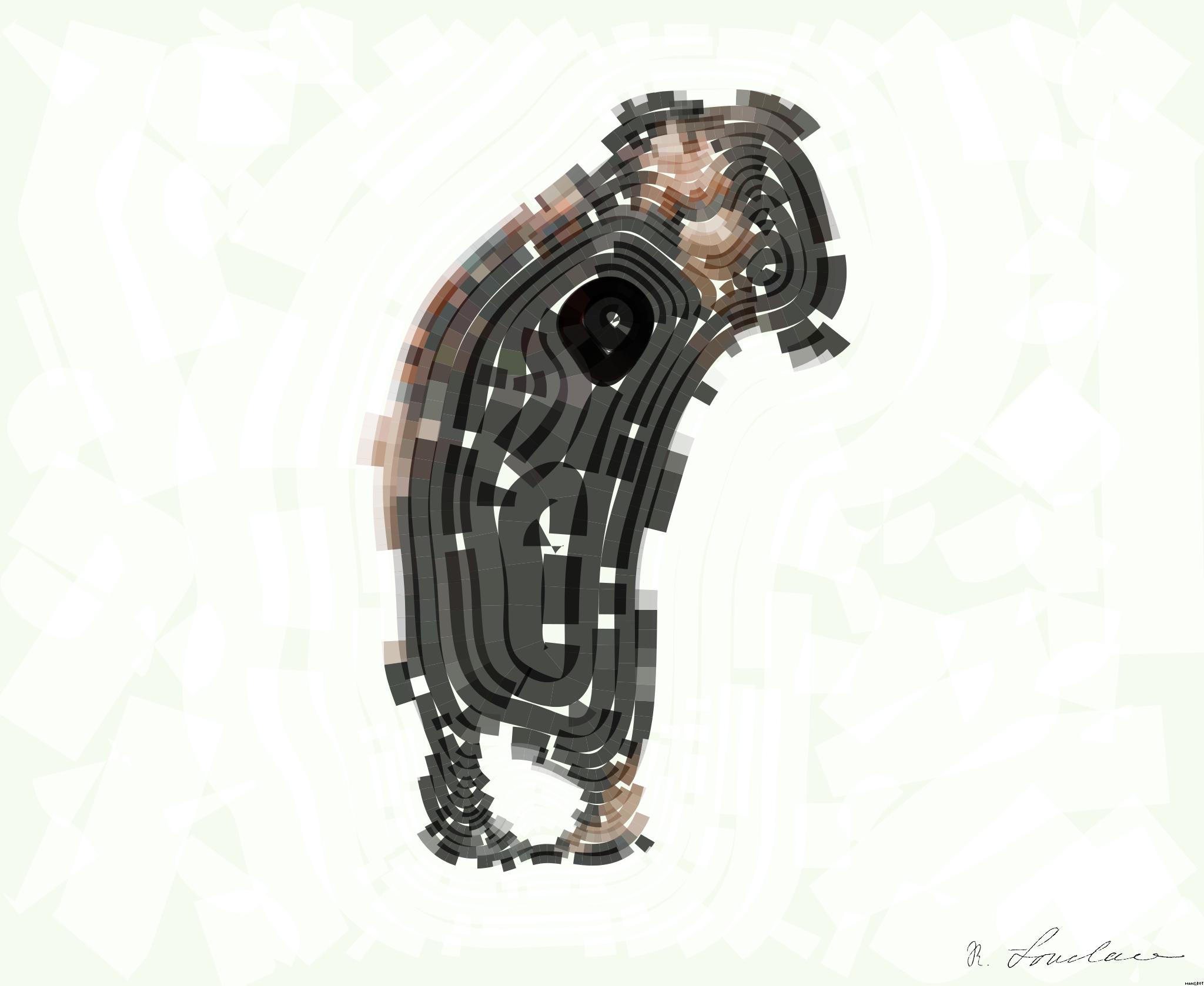 Drawn by bot FUTEaMbWk4F99MH3yVkc2T; art-flowy; artwork for redditgetsdrawnbybot AI Art