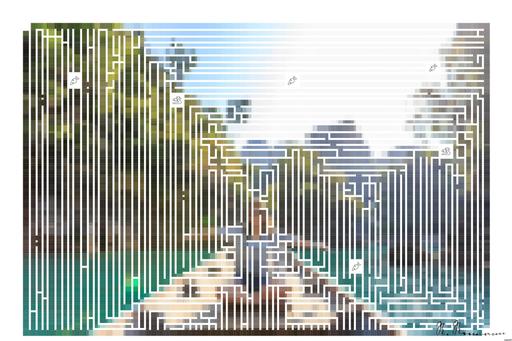 Drawn by bot f4rQBESqp3fzdbxVAtLpyt; art-amaze; Asian woman relishing a serene boat journey through the lush karst landscape of Thailand's Khlong Sok. AI art