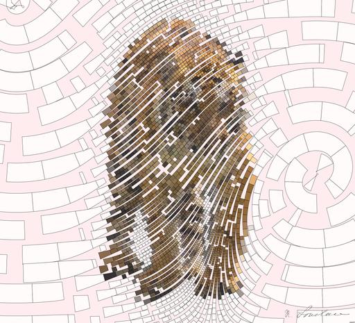Drawn by bot 5jCiHMAFetvRGBUPhHcfhJ; art-flowy; tiger on brown wooden log AI art
