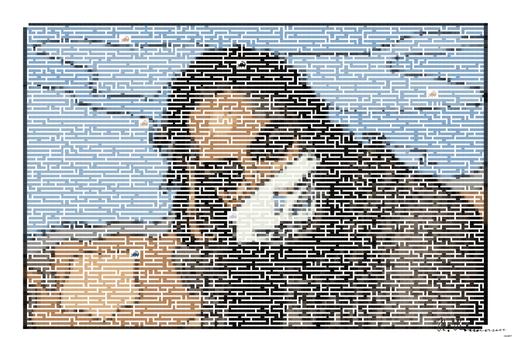 Drawn by bot GvNcw2qNWhyGfviYk6JBrh; art-amaze; Close-up portrait of a woman wearing a face mask, enjoying a moment in the sunlight. AI art