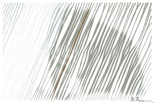 Drawn by bot 7rNGv49Qm36n4r4QuNEeQt; art-linewidth; A powerful tiger confidently prowls through a snow-covered landscape, embodying the essence of wildlife in winter. AI art
