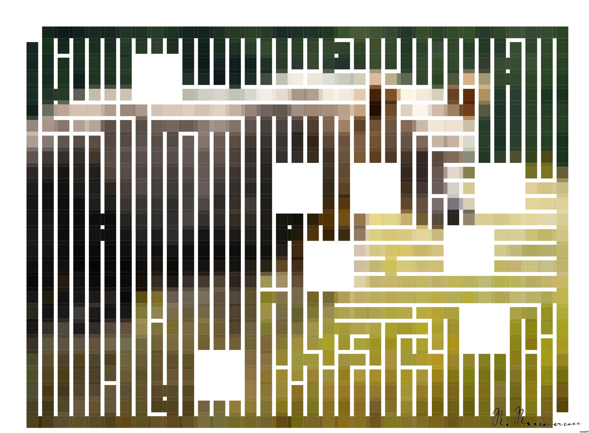 Drawn by bot Dy4znPcLou5EPRWpnMb5GQ; art-amaze; gray bear on grass field during daytine \ AI Art