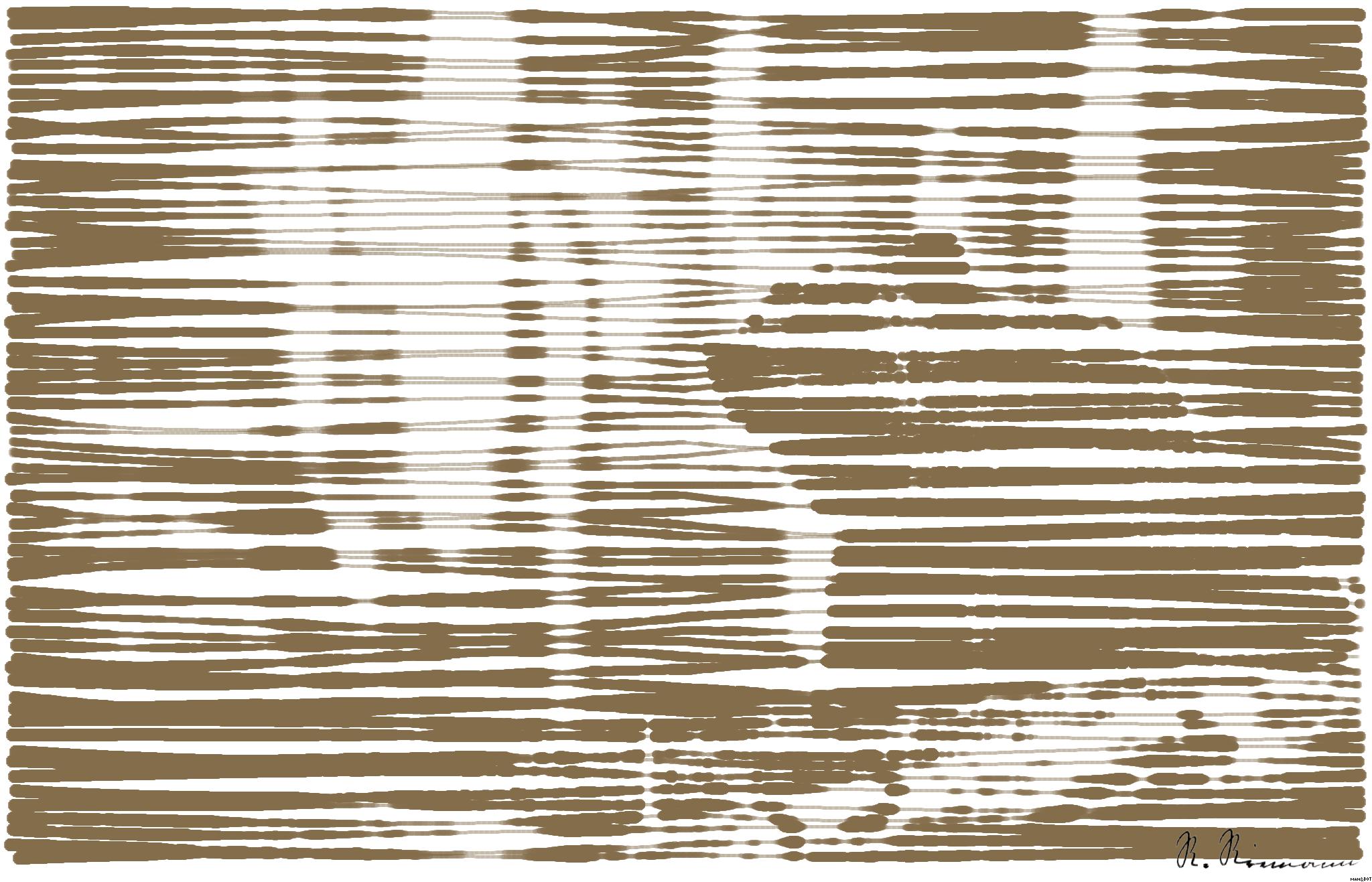 Drawn by bot BbkdHV2bcs4MYzfDDistbA; art-linewidth; Close-up of a grizzly bear sitting peacefully in a forest setting, showcasing its powerful presence. AI Art