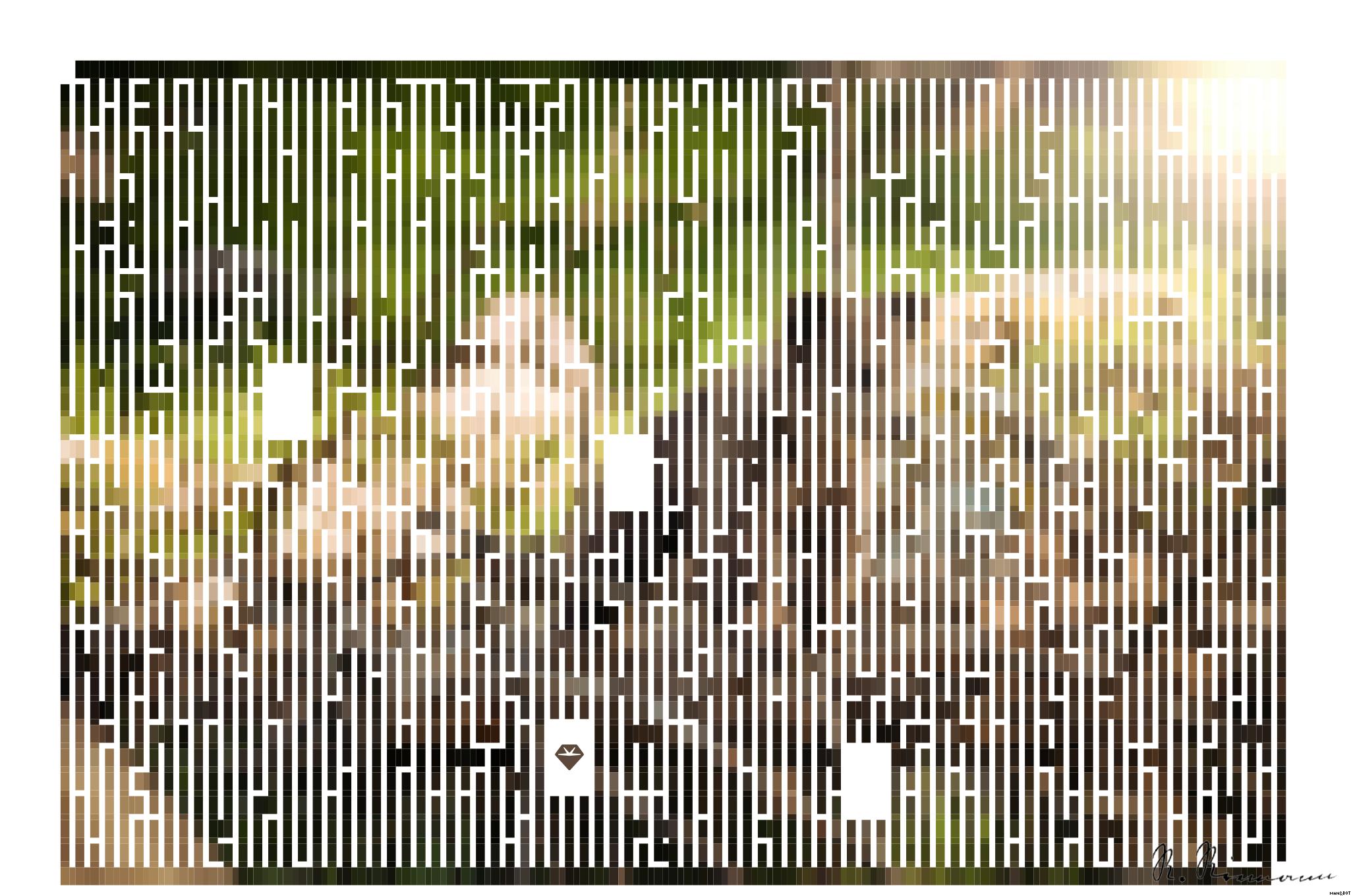 Drawn by bot WCmYCaqGFpqaunspfPto9k; art-amaze; Adorable bear cub exploring its natural habitat on a sunny morning in the forest. AI Art