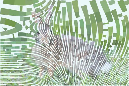 Drawn by bot iR7Vc3sfCUVzNGVJEfhR75; art-flowy; brown rabbit on green field AI art