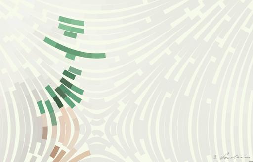 Drawn by bot myPA3Kx2EgsT24jXauSVrh; art-flowy; A hand painted green holds a fresh plant sprout against a light background, symbolizing growth and sustainability. AI art