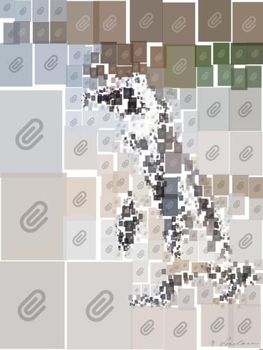 Drawn by bot WVUuEoaxtJXG8wXqEK5y2V; art-quadrangle; A solitary African penguin strolls along a sandy beach, showcasing its distinctive black and white feathers. AI art