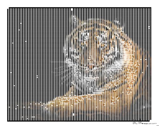 Drawn by bot kUBikso6bpUfJZd3Y3RLDr; art-amaze; Close-up portrait of a Bengal tiger showcasing its fierce gaze and striking stripes in a dramatic setting. AI art