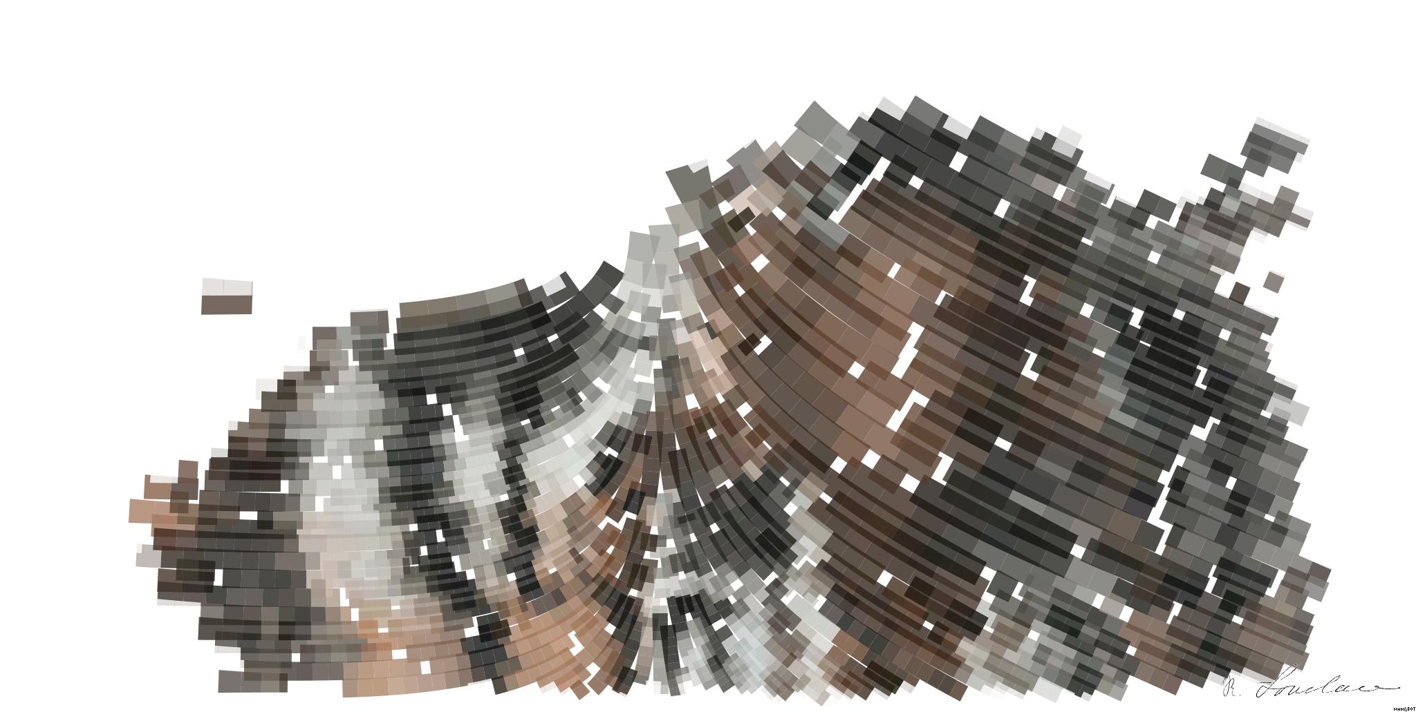 Drawn by bot UTCjitYDxeLJFDfhCCqdRT; art-flowy; a tiger drinking water from a pool of water AI Art