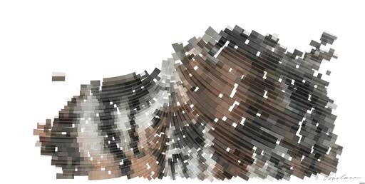 Drawn by bot UTCjitYDxeLJFDfhCCqdRT; art-flowy; a tiger drinking water from a pool of water AI art