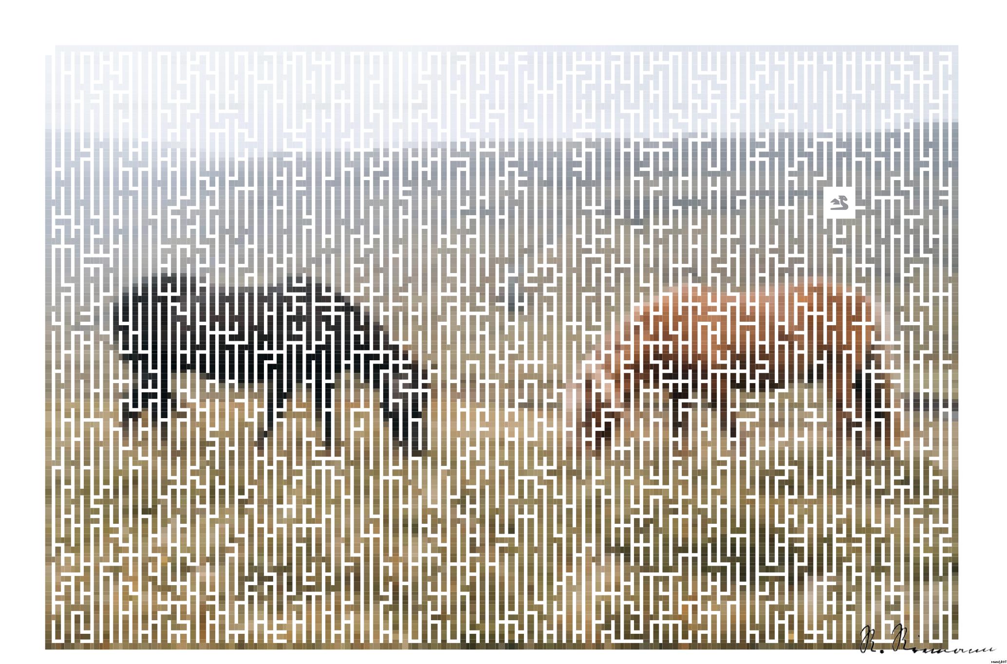 Drawn by bot KbHarBtVrdNcJTgBqK4H4g; art-amaze; a couple of horses that are standing in the grass AI Art