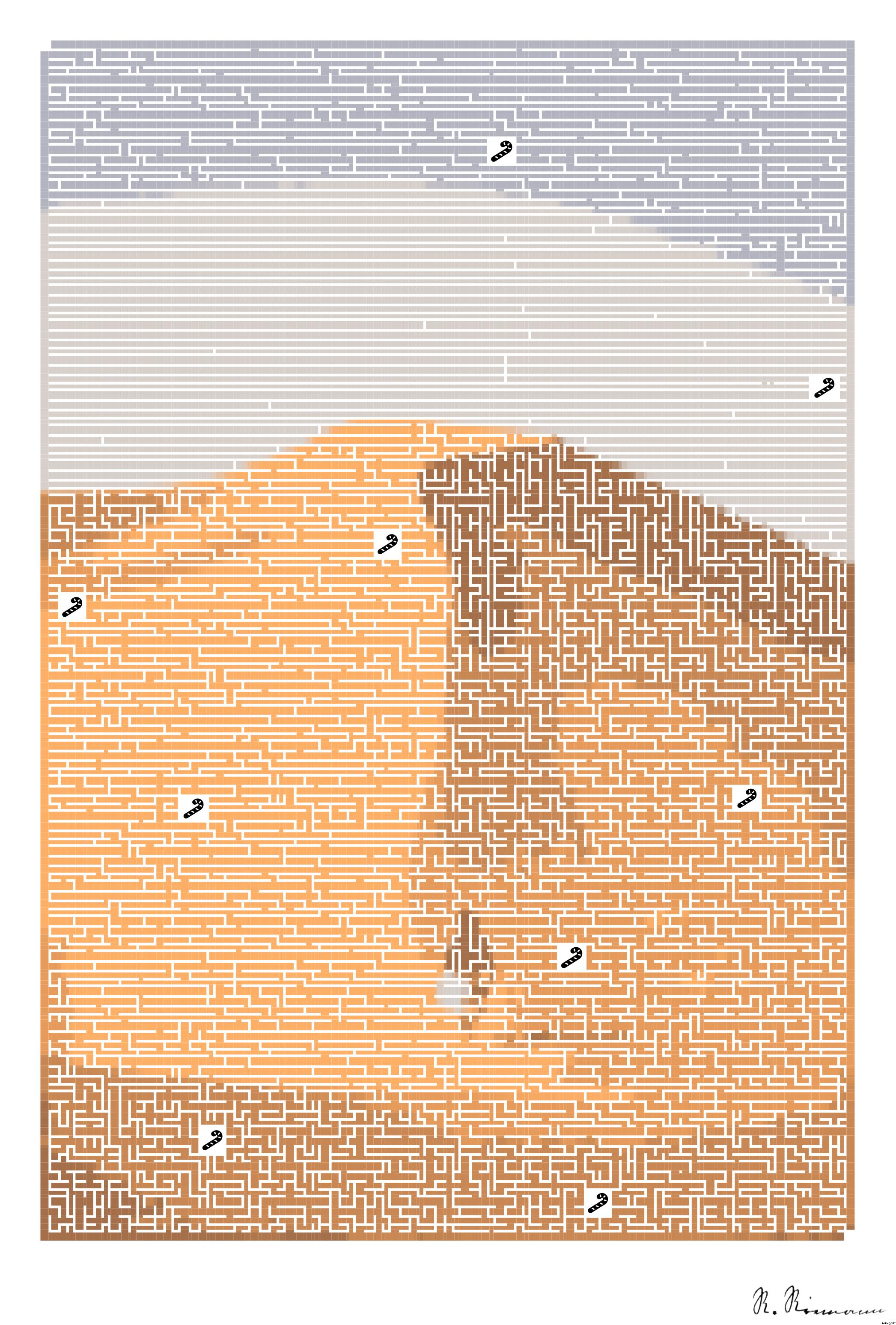 Drawn by bot i8QHiBB5itXLbkQ7aE33sN; art-amaze; A lone traveler walking over the vast, golden sand dunes of the Sahara Desert in Algeria. AI Art